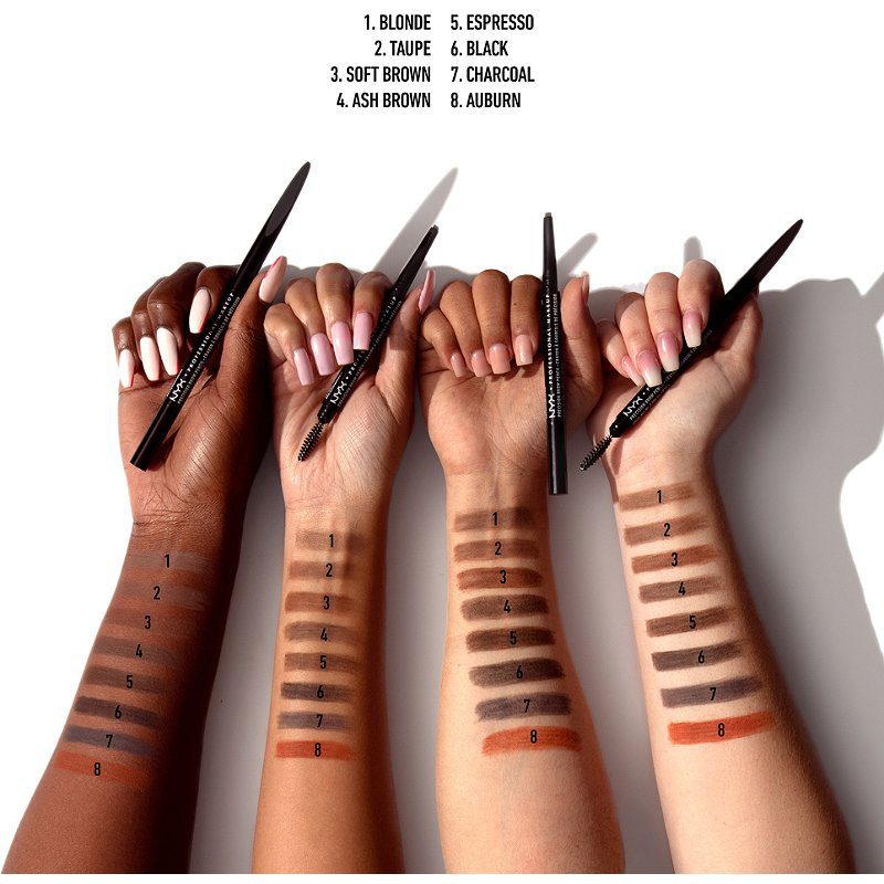 NYX Professional Makeup Precision Eyebrow Pencil - Imagen 2