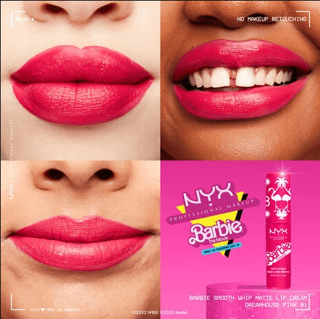NYX Professional Makeup Limited Edition Barbie Smooth Whip Lip Cream - Imagen 3