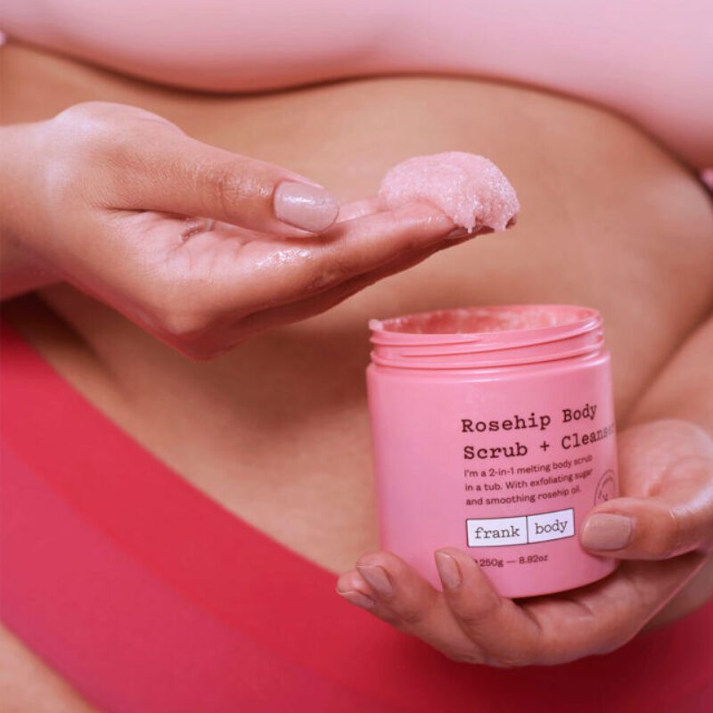 frank body Rosehip Body Scrub + Cleanser - Imagen 2