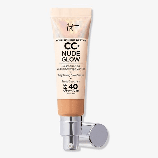 IT Cosmetics CC+ Nude Glow Lightweight Foundation + Glow Serum with SPF 40