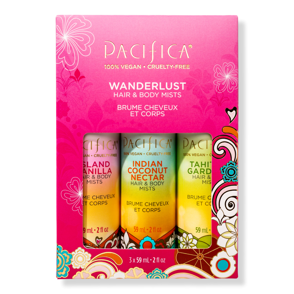 Pacifica Wanderlust Hair & Body Mist Travel Set