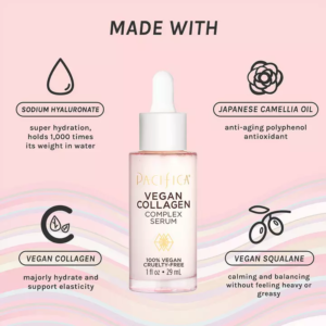 Pacifica Vegan Collagen Complex Face Serum with Hyaluronic Acid