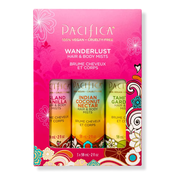 Pacifica Wanderlust Hair & Body Mist Travel Set