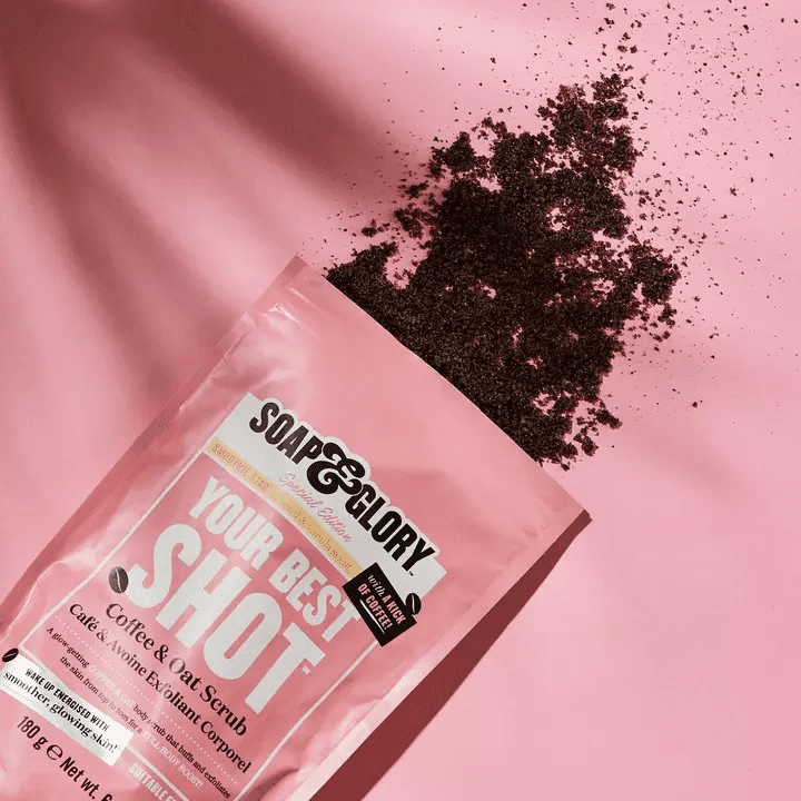 Soap & Glory Smoothie Star Your Best Shot Coffee & Oat Exfoliating Body Scrub - Imagen 4