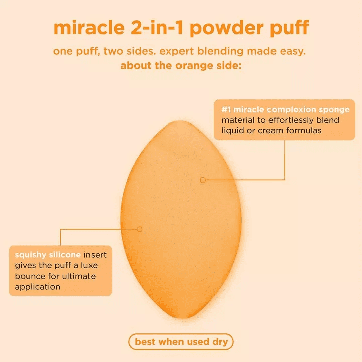 Real Techniques Miracle 2-In-1 Dual Sided Powder Puff Duo - Imagen 4