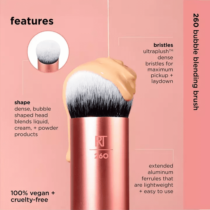 Real Techniques Bubble Blending Multipurpose Makeup Brush - Imagen 2
