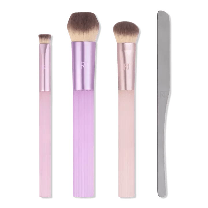 Real Techniques Pastel Pop Plumped Up Base Makeup Brush Set