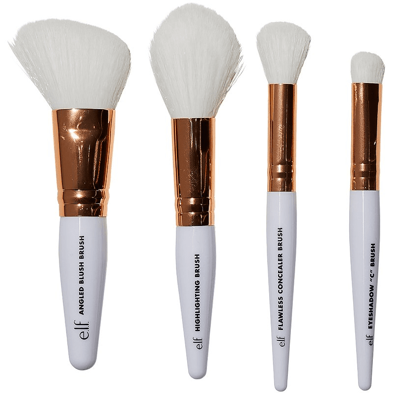 e.l.f. Cosmetics Rose Gold Travel Brush Kit