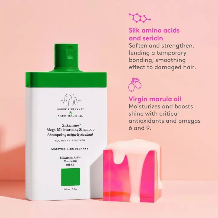 Drunk Elephant Silkamino Mega-Moisturizing Shampoo - Imagen 3