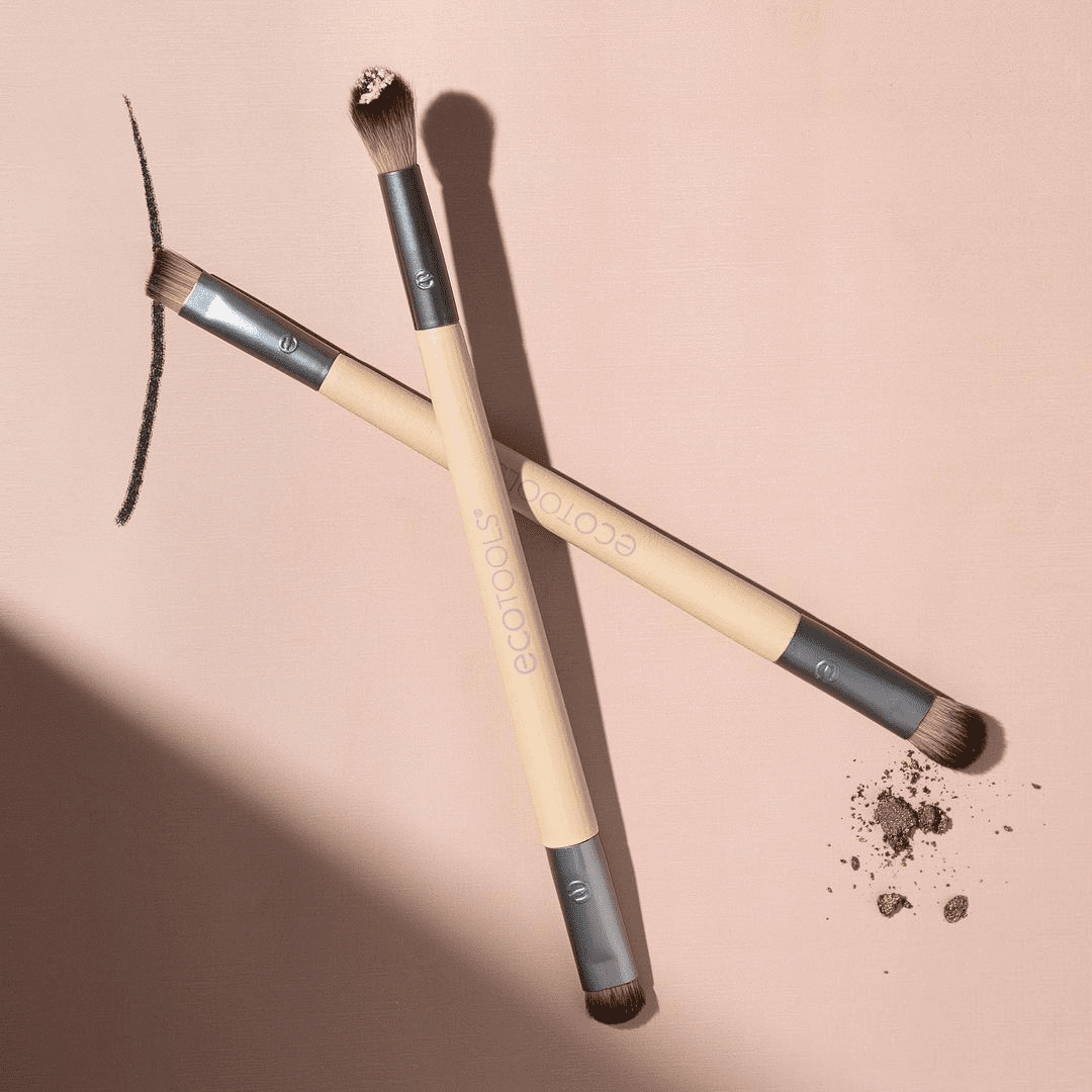 ECOTOOLS BRIGHTER TOMORROW Make-up Pinsel-Set Für Augen – Perfekt Für Strahlende Looks