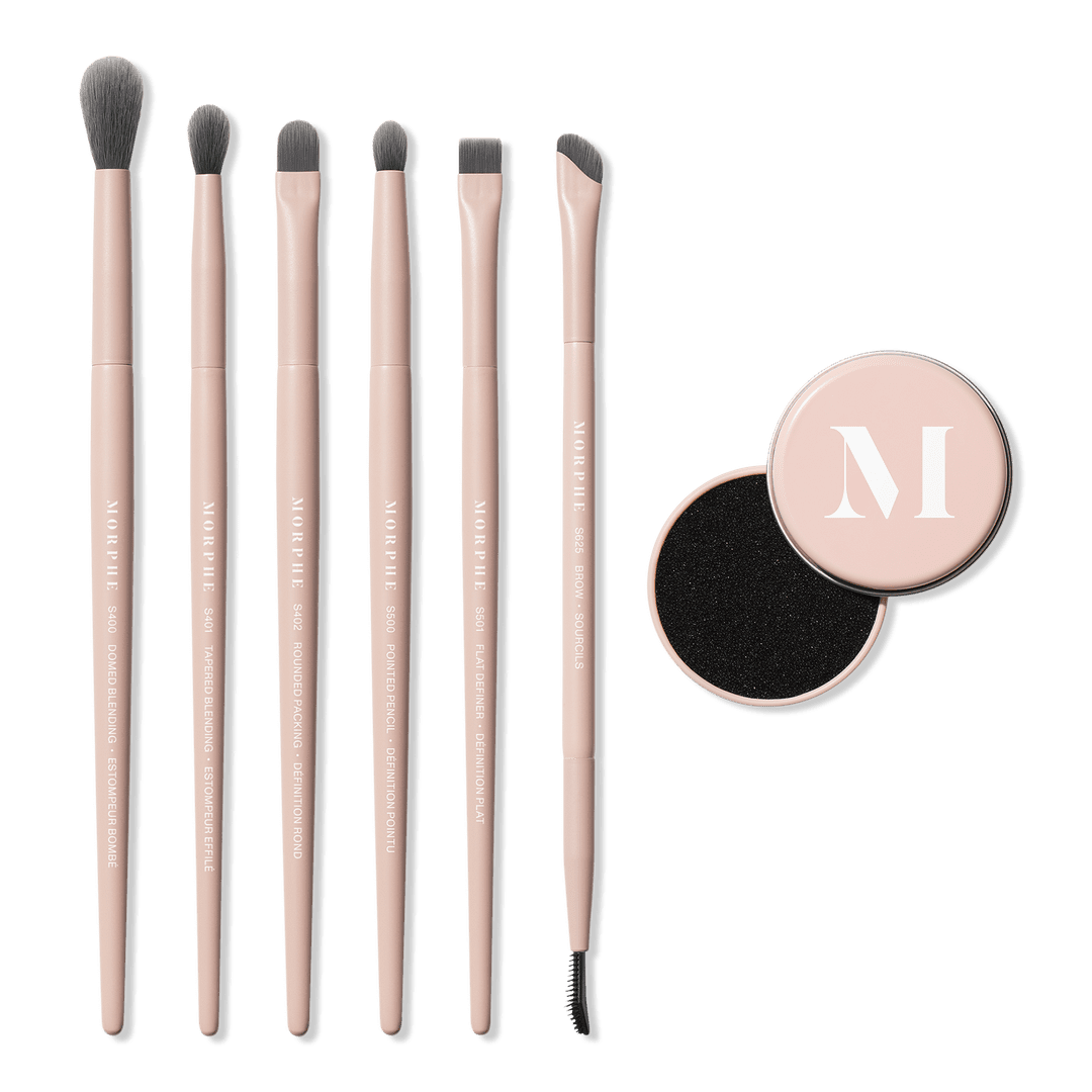 Morphe Eye Shaping Essentials Bamboo & Charcoal-Infused Eye Brush Set