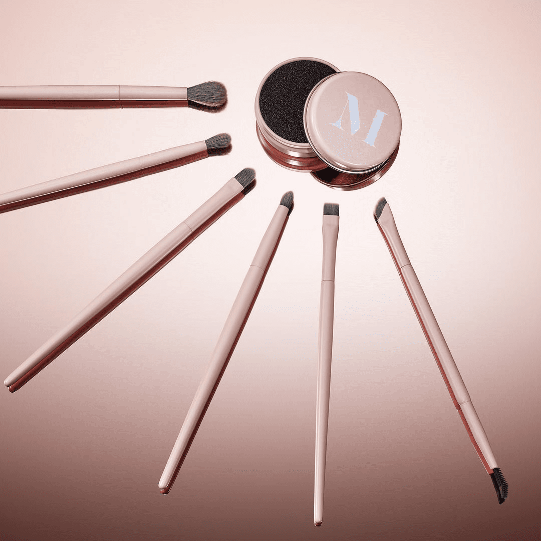 Morphe Eye Shaping Essentials Bamboo & Charcoal-Infused Eye Brush Set - Imagen 4