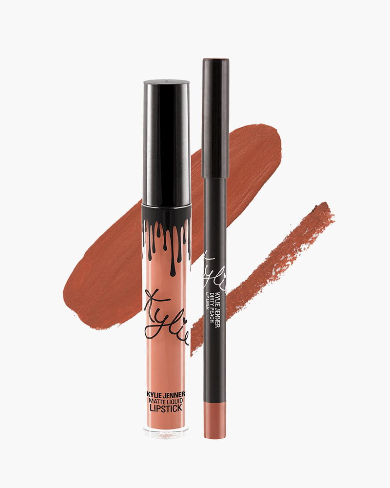 Kylie Jenner Matte Liquid Lipstick & Lip Liner -Apricot