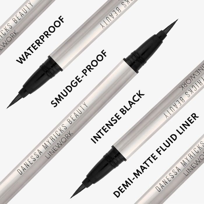 Danessa Myricks Beauty Linework Paintbrush Fluid Liquid Eyeliner - Imagen 5