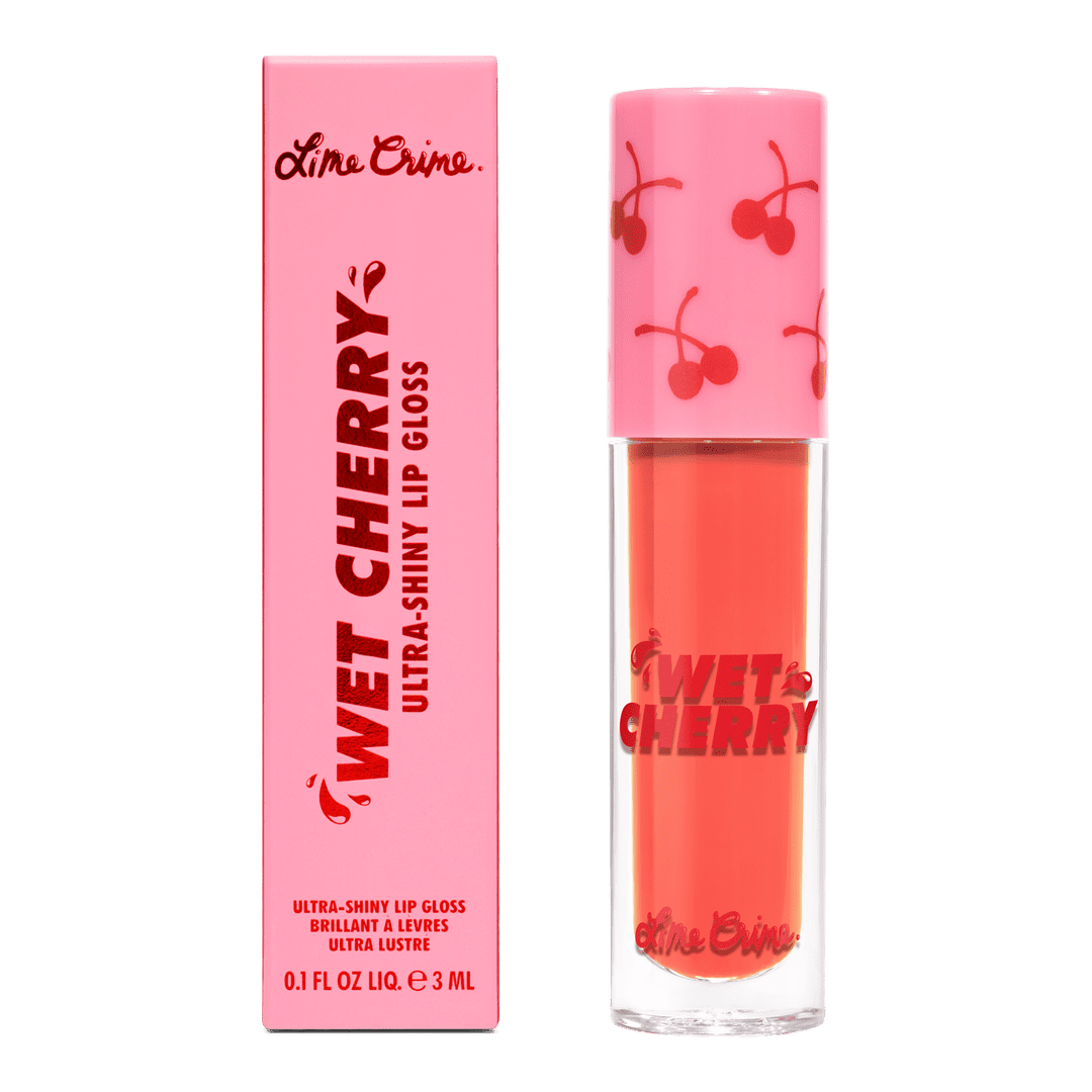 Lime Crime Wet Cherry Ultra-Shiny Lip Gloss - Imagen 2