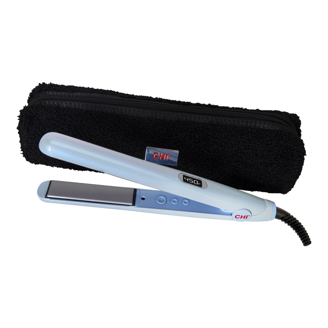 Chi Cosmic Ice 1" Digital Silver Ceramic Hairstyling Iron - Imagen 3