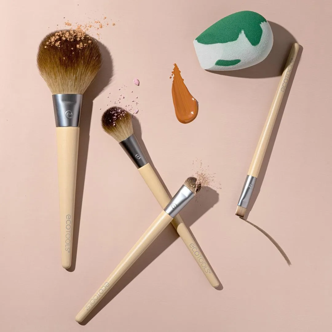 EcoTools The Core Five Makeup Brush & Sponge Set - Imagen 3