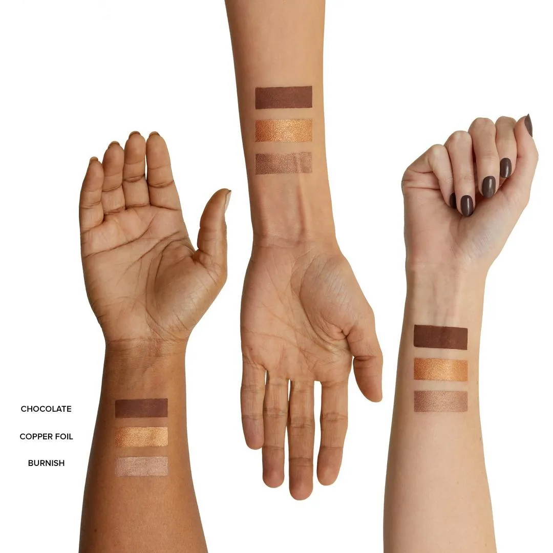 NUDESTIX Smokey Gold Eyes 3 Piece Mini Eye Kit - Imagen 2