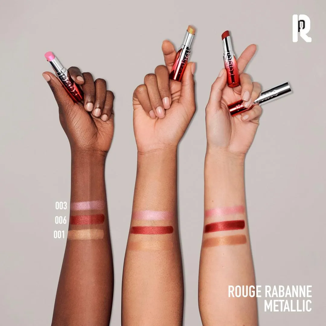Rabanne Famous Lipcolor Metallic Lipstick - Imagen 6