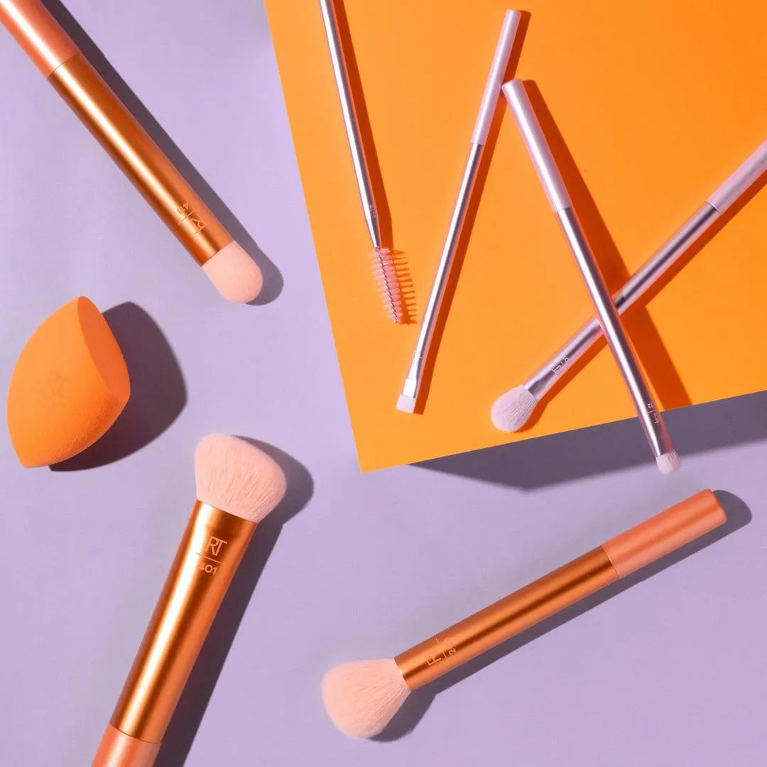 Real Techniques Level Up Makeup Brush + Blending Sponge Set - Imagen 5