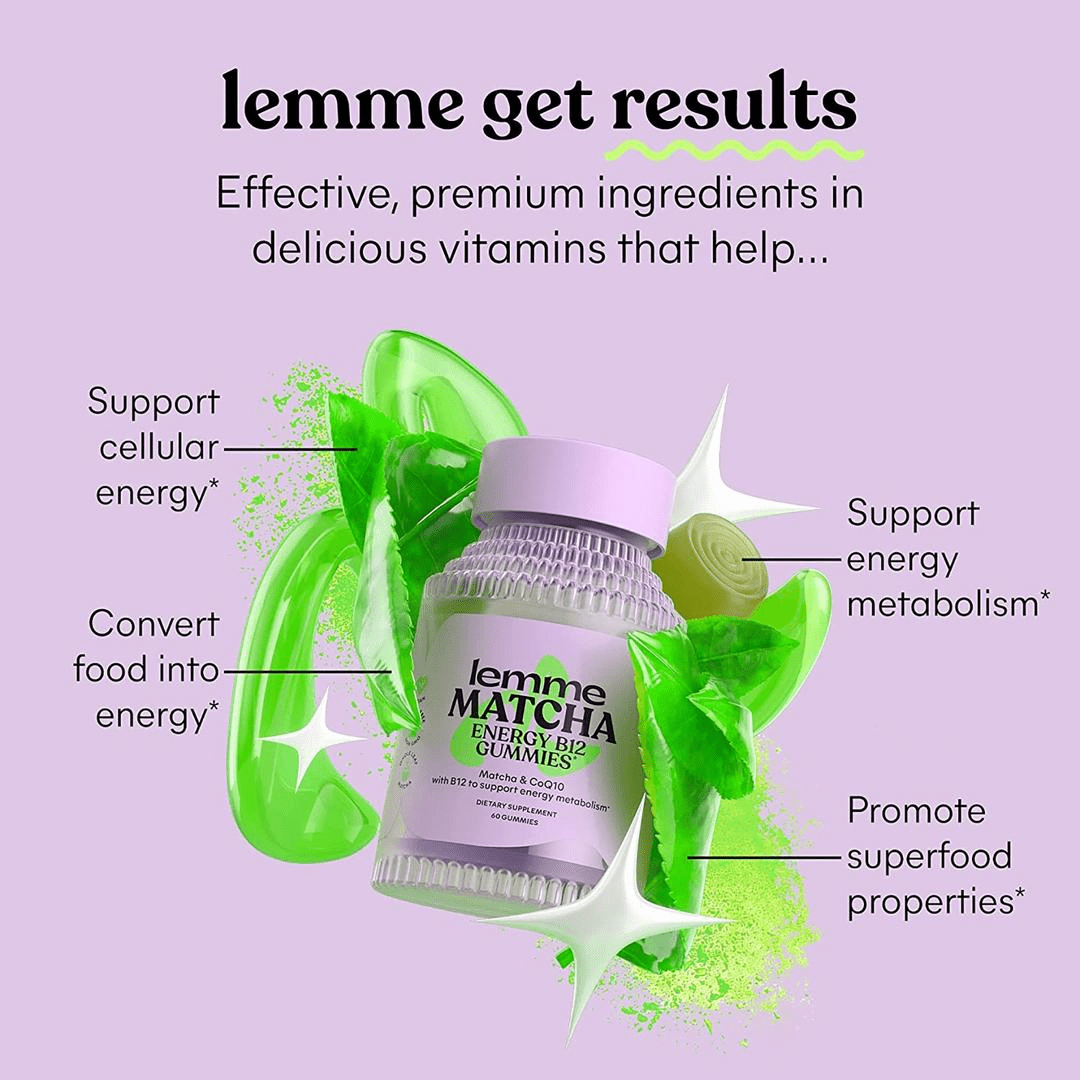 Lemme Matcha: Energy B12 Gummies - Imagen 3