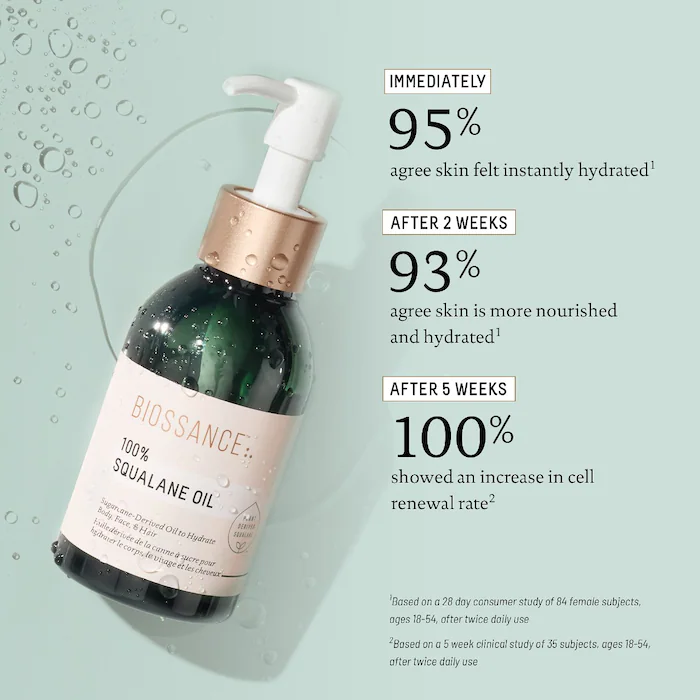 Biossance 100% Sugarcane Squalane Oil - Imagen 6