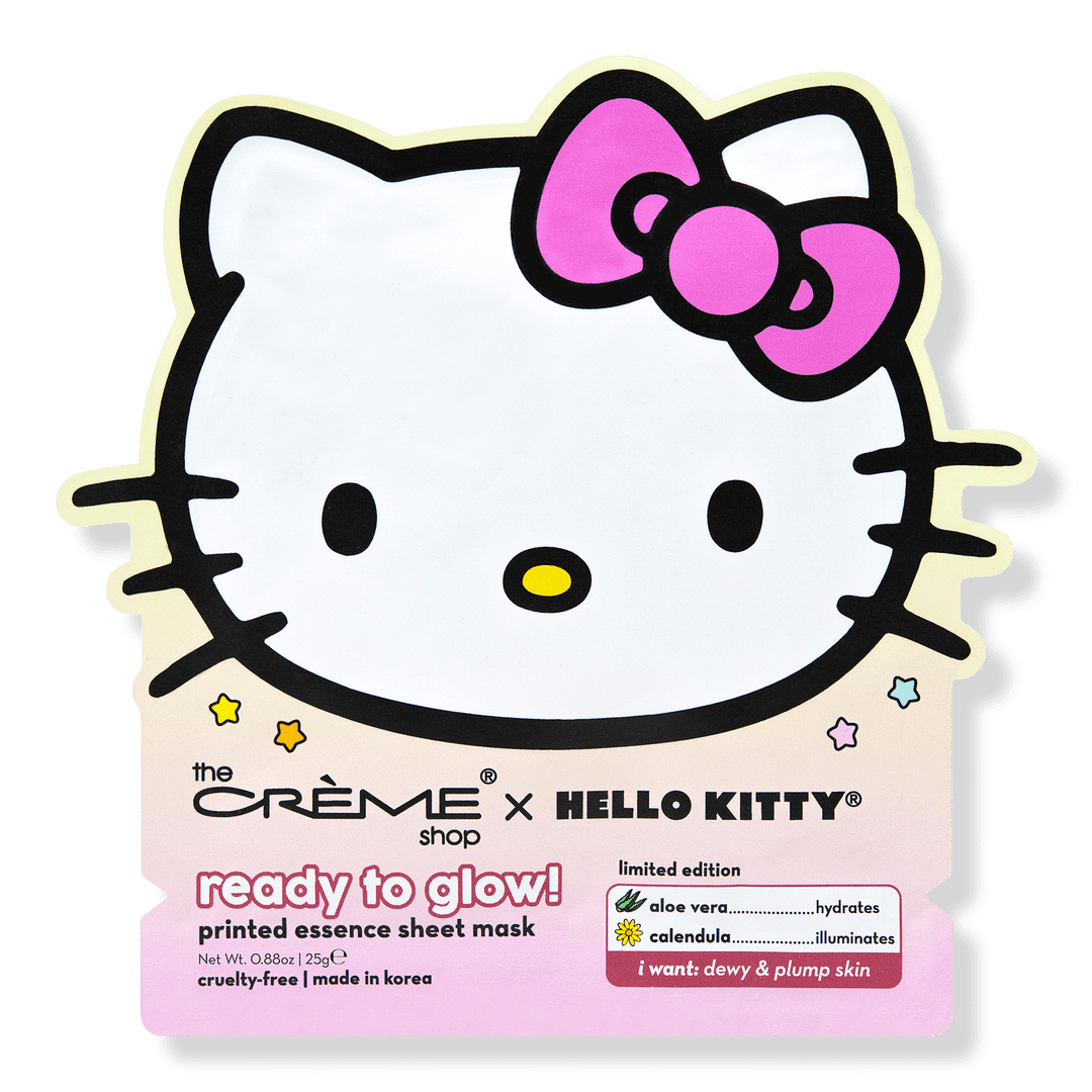 The Crème Shop Hello Kitty Ready to Glow! Printed Essence Sheet Mask