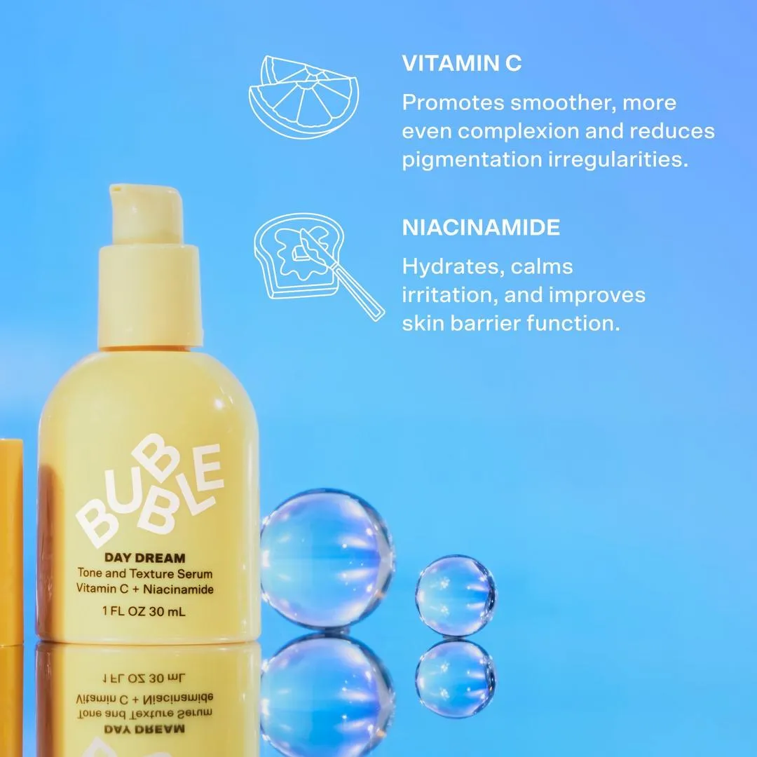Bubble Day Dream Vitamin C + Niacinamide Tone & Texture Serum - Imagen 2