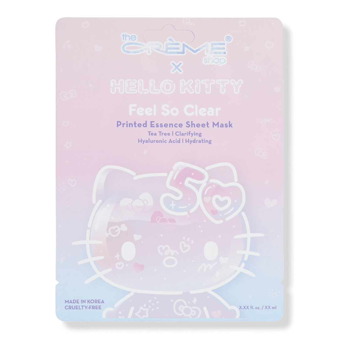 The Crème Shop Hello Kitty 50 Feel So Clear Printed Essence Sheet Mask