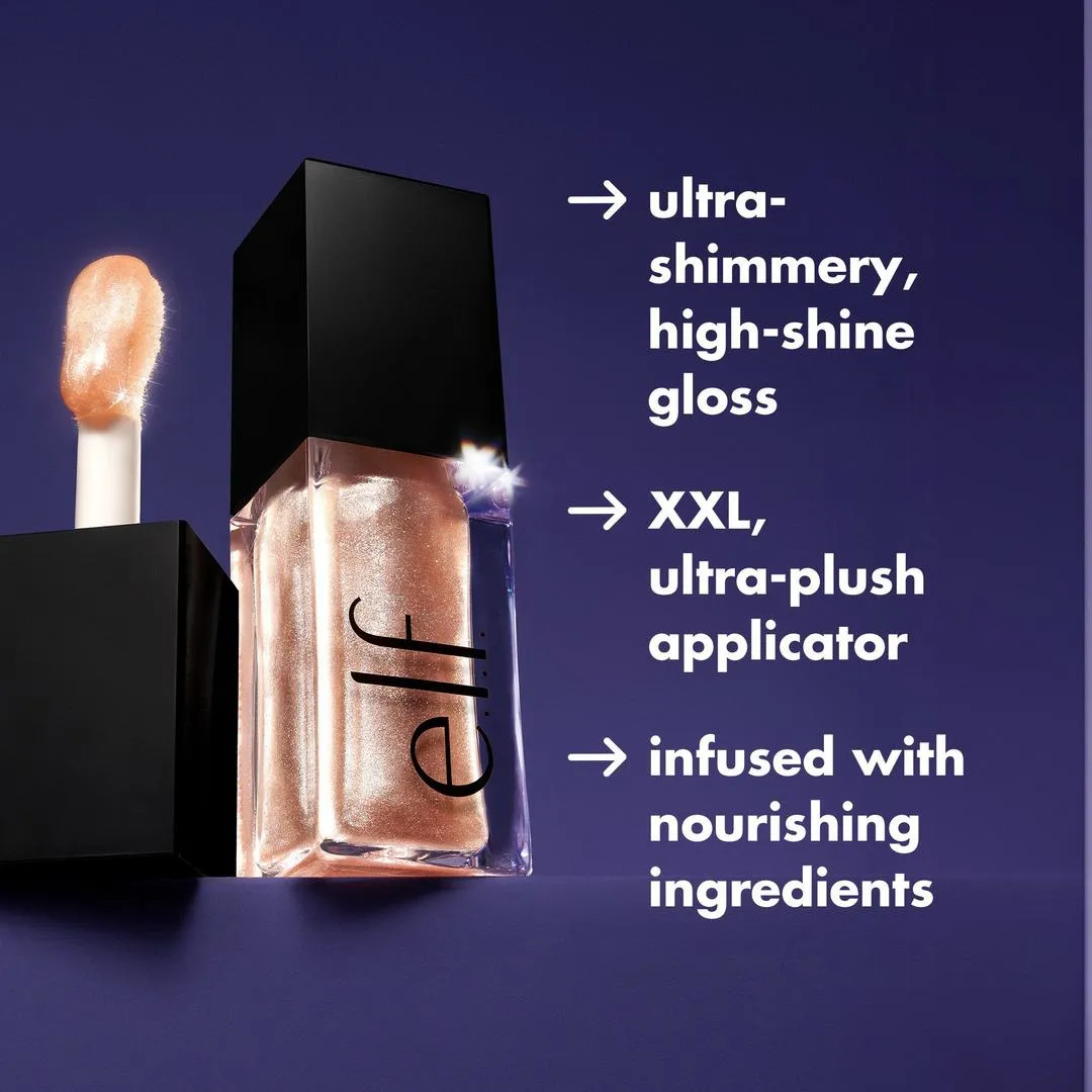 e.l.f. Cosmetics Glow Reviver Lip Oil Glimmer - Imagen 4