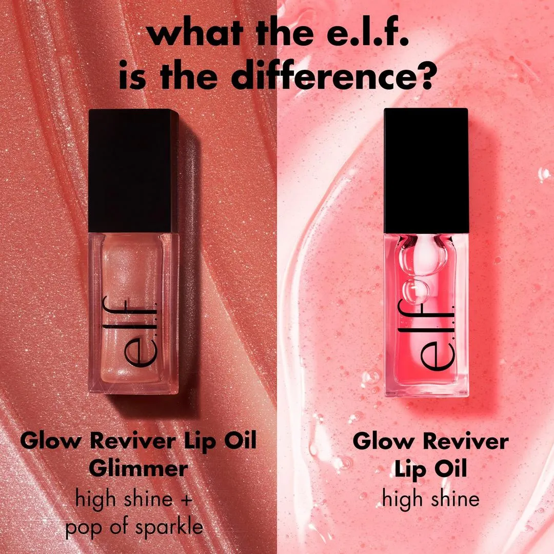 e.l.f. Cosmetics Glow Reviver Lip Oil Glimmer - Imagen 3