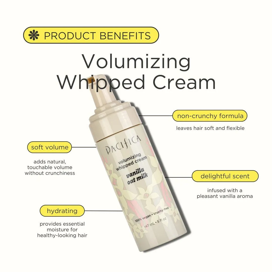 Pacifica Vanilla Oat Milk Volumizing Mousse - Imagen 3