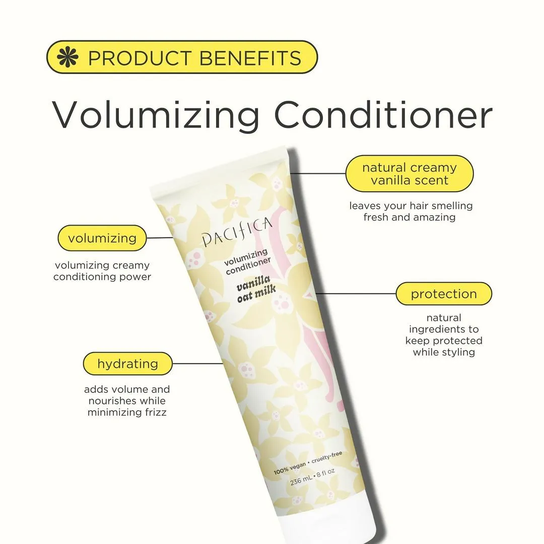 Pacifica Vanilla Oat Milk Volumizing Conditioner - Imagen 3