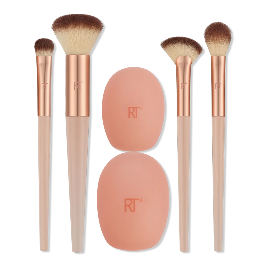 Real Techniques Cherry On Top A Brighter Hue Base Brush Set