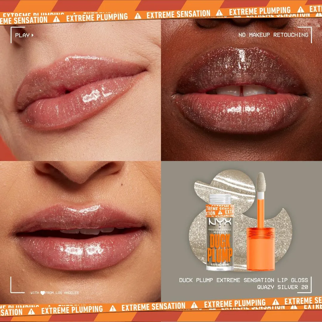 NYX Professional Makeup Duck Plump Plumping Lip Gloss Toppers - Imagen 4
