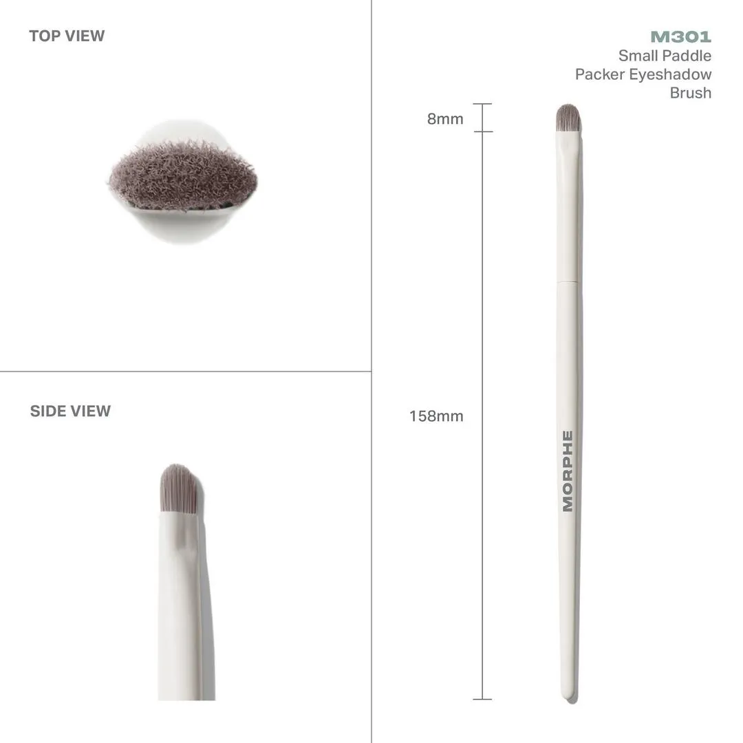 Morphe M301 Small Paddle Packer Eyeshadow Brush - Imagen 2