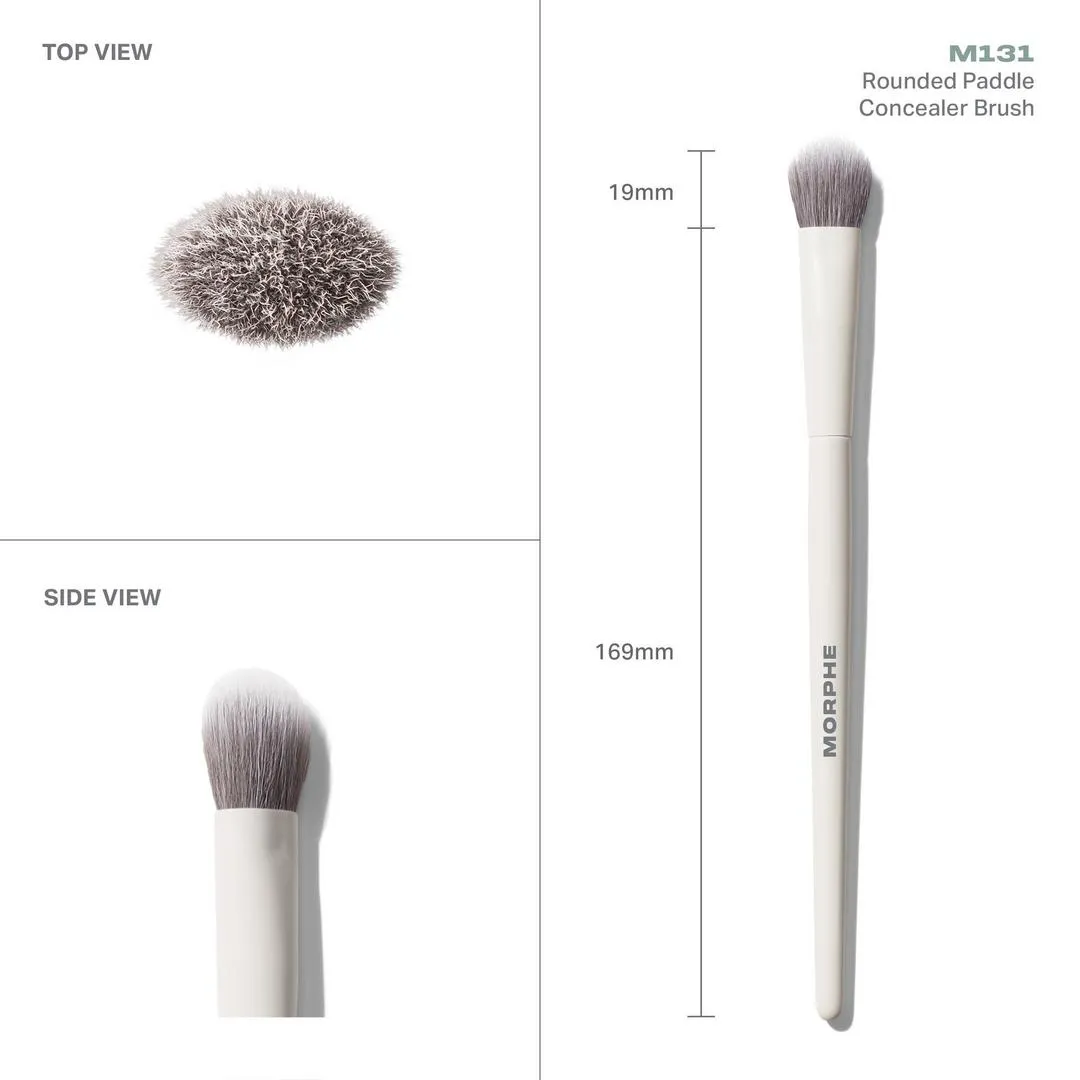 Morphe M131 Rounded Paddle Concealer Brush - Imagen 2