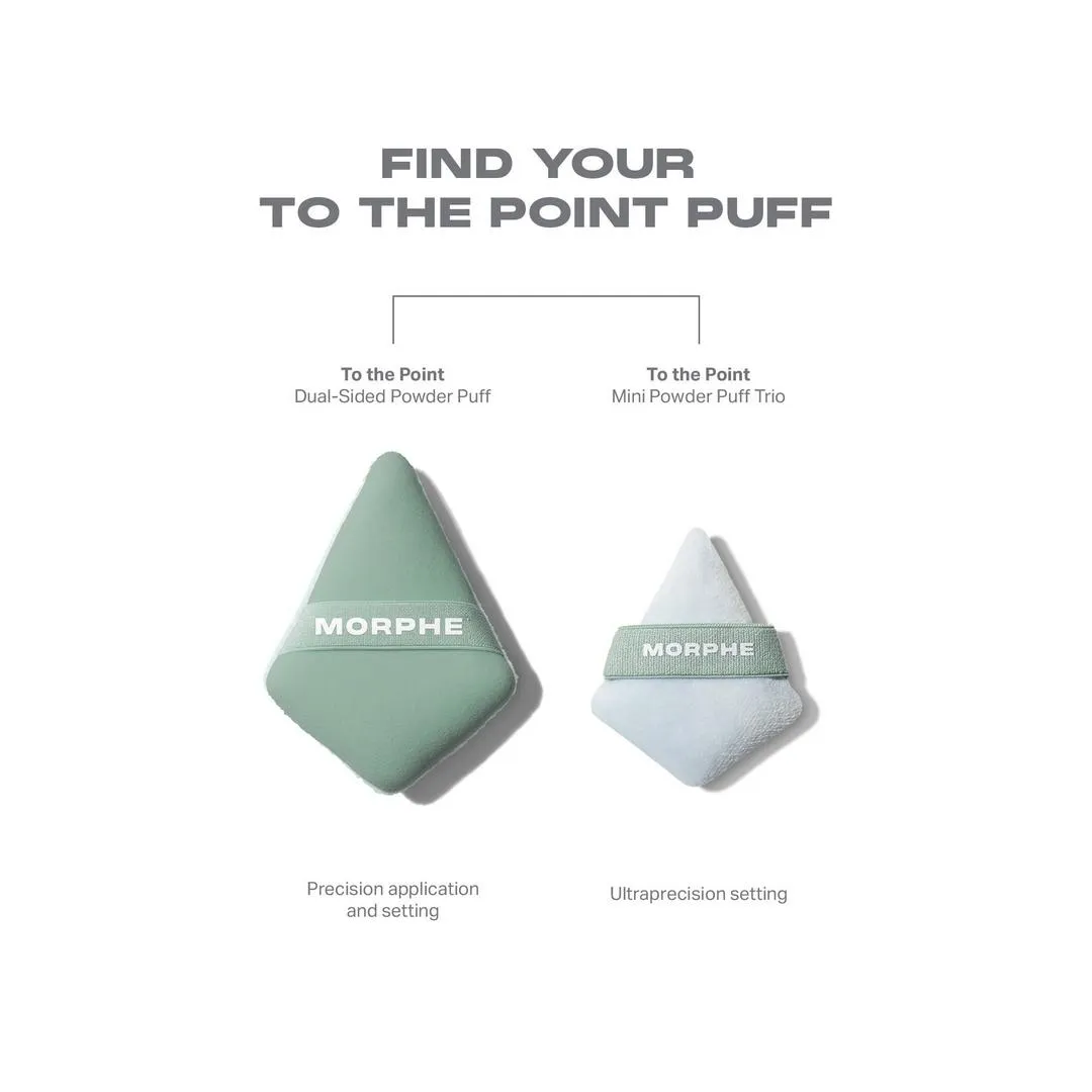 Morphe To the Point Mini Powder Puff Trio - Imagen 2