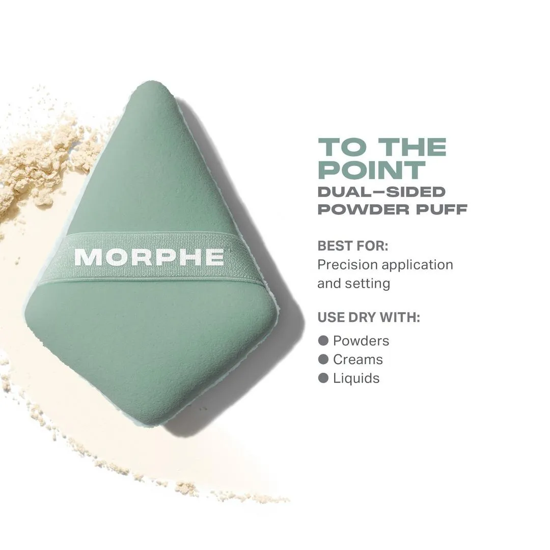 Morphe To the Point Dual-Sided Powder Puff - Imagen 2