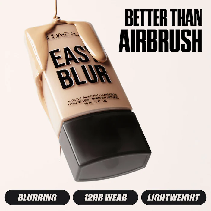 HUDA BEAUTY Easy Blur Natural Airbrush Foundation with Niacinamide - Imagen 2