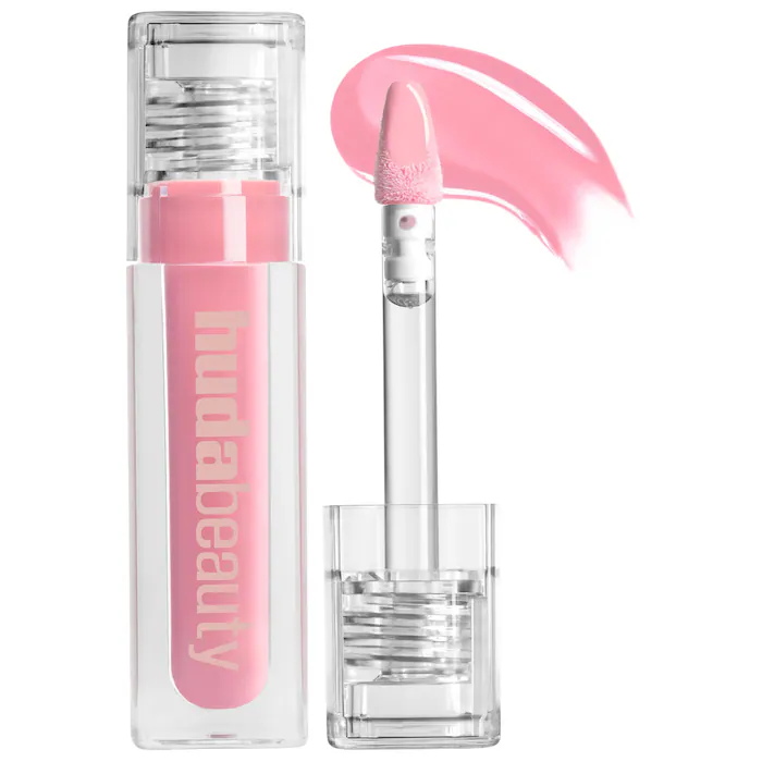 HUDA BEAUTY Faux Filler Shiny Non-Sticky Lip Gloss