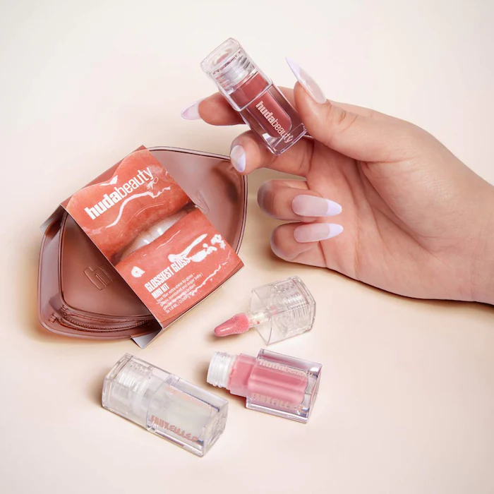 HUDA BEAUTY Mini Glossiest Lip Gloss Set - Imagen 9