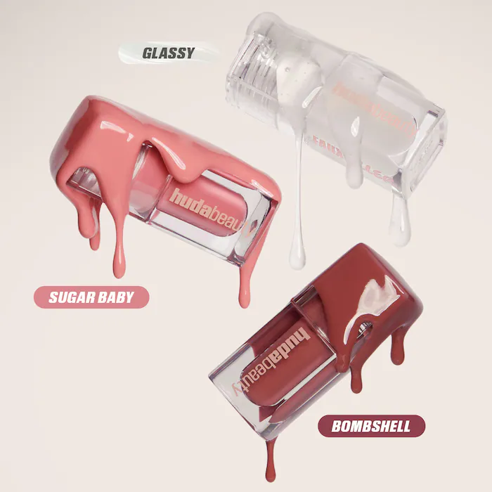HUDA BEAUTY Mini Glossiest Lip Gloss Set - Imagen 4