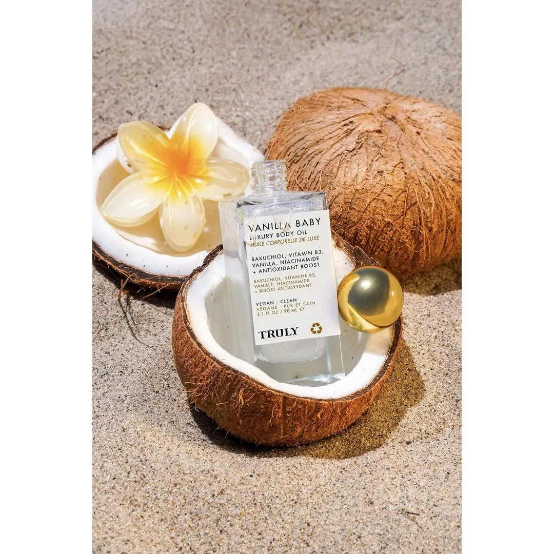 Truly Vanilla Baby Luxury Body Oil - Imagen 4