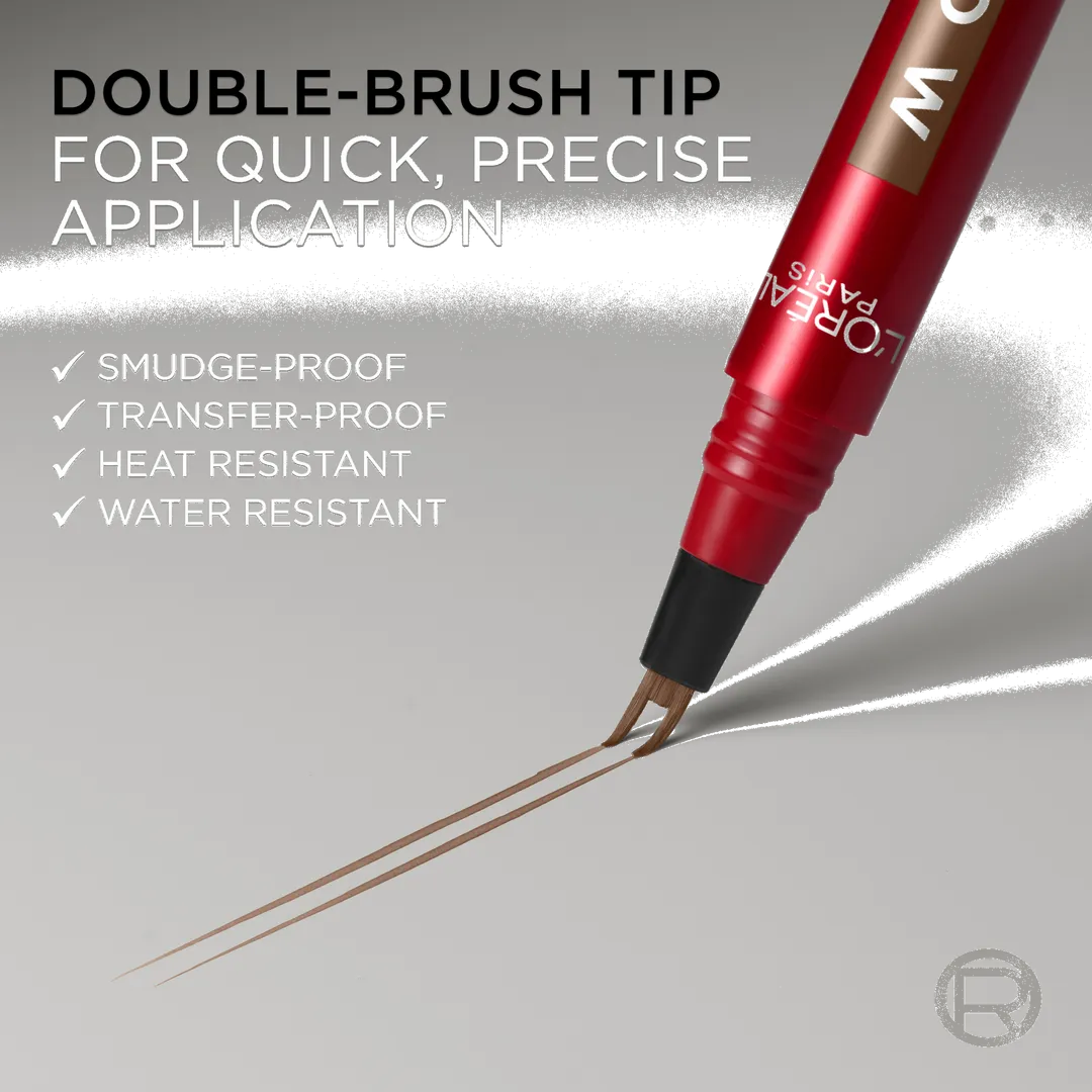 L'Oréal Faux Brow Ultra Fine Double-Brush Tip Brow Filling Pen - Imagen 3
