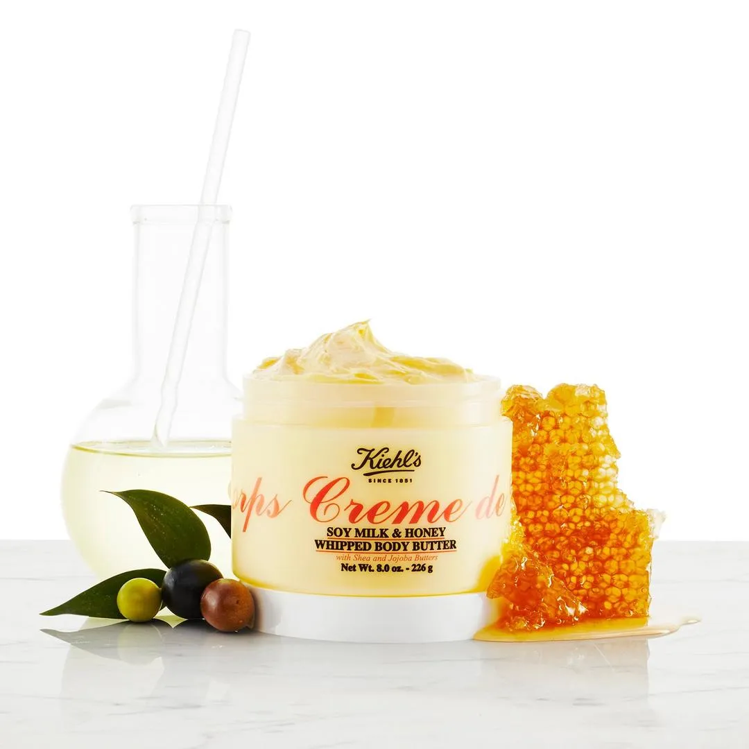 Kiehl's Since 1851 Creme de Corps Soy Milk & Honey Whipped Body Butter - Imagen 3