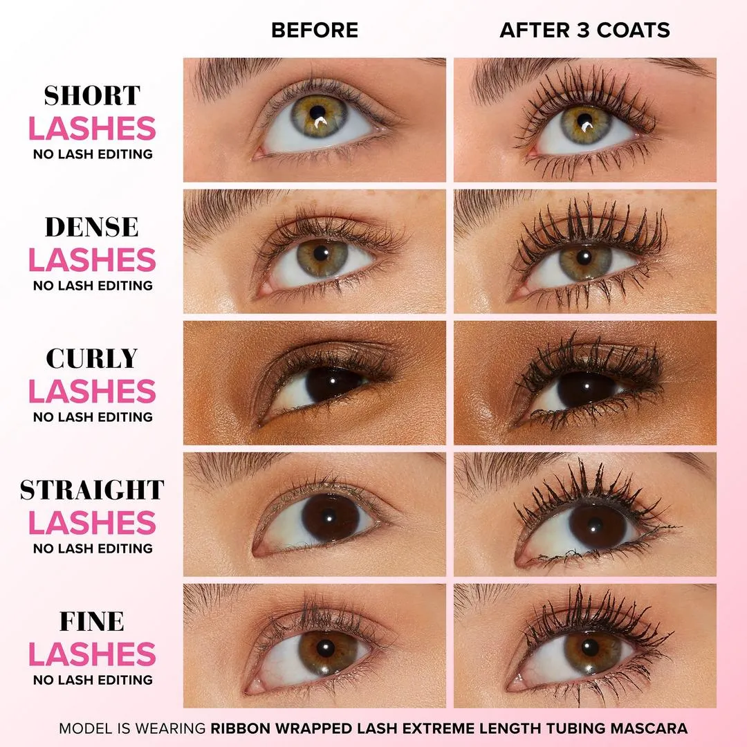 Too Faced Ribbon Wrapped Lash Extreme Length Tubing Mascara - Imagen 2