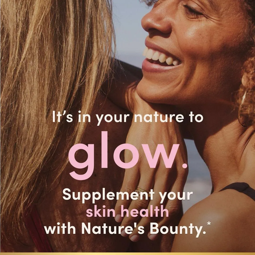 Nature's Bounty Hyaluronic Acid Plus Vitamin C Capsules for Glowing Skin - Imagen 3