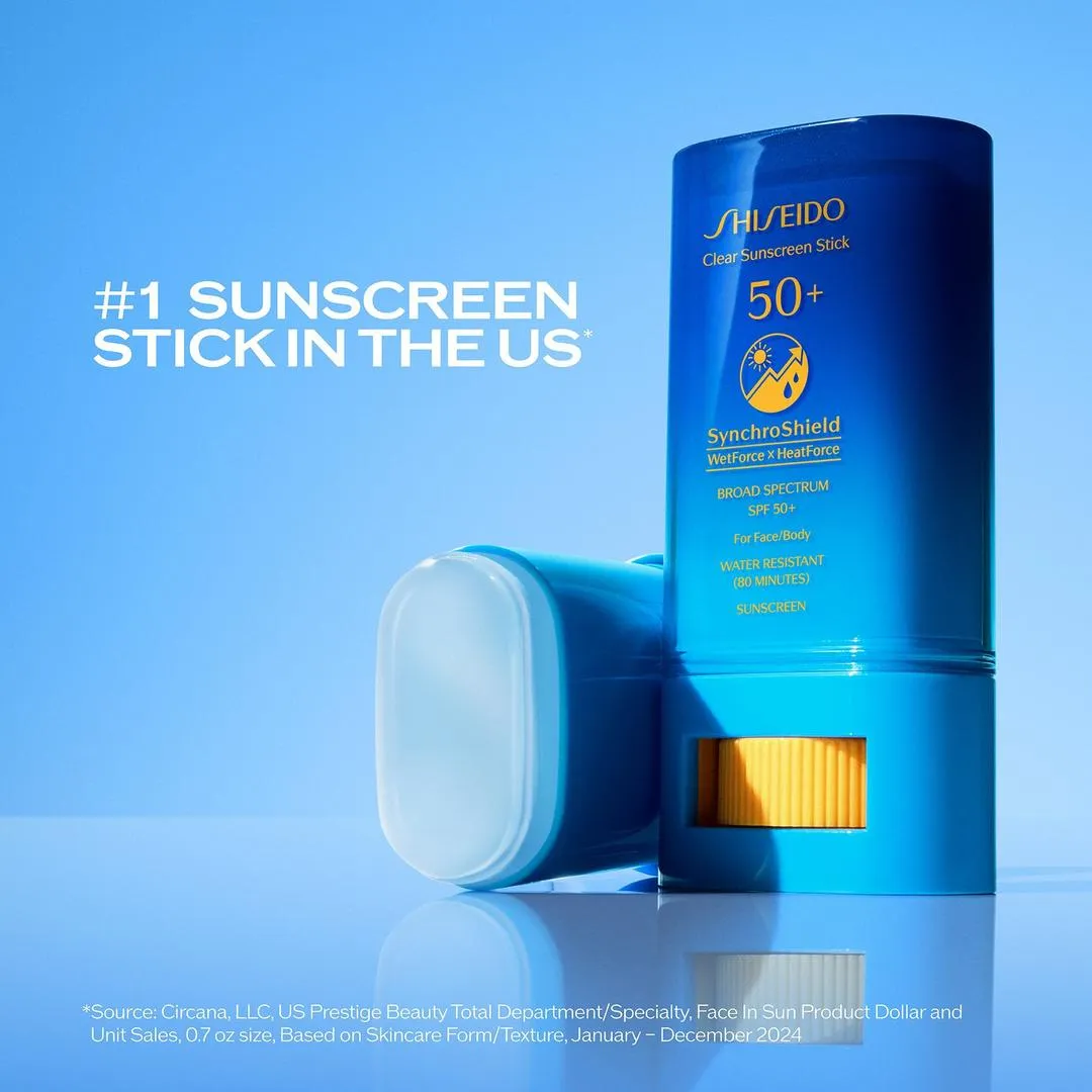 Shiseido Clear Sunscreen Stick SPF 50+ - Imagen 3