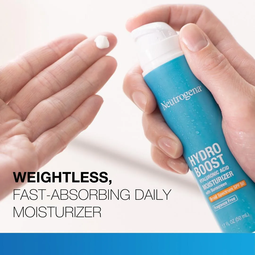 Neutrogena Hydro Boost Hyaluronic Acid Moisturizer SPF 50 - Imagen 3